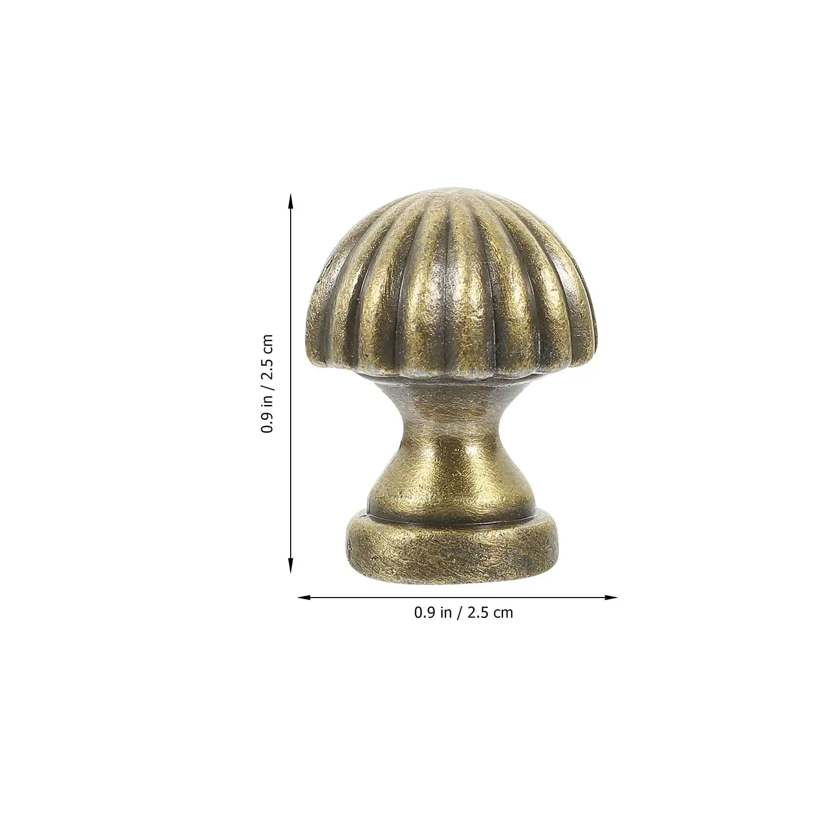 

4pcs Lamp Cap Decoration Retro Mushroom Light Knob Finials for Desk Floor Lamps Bedroom Living Room Study Office Modern Stylish
