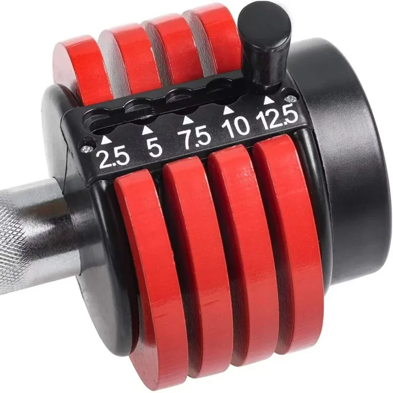 نسخة مخصصة من مجموعة الدمبل القابلة للتعديل - معدات تدريب القوة وكمال الأجسام الاحترافية، مثالية للتدريبات في صالة الألعاب الرياضية #5