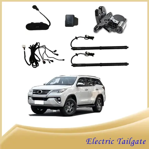 Toyota Fortuner 2009 + 트렁크 전기 테일 게이트 자동차 리프트 제어, 자동 트렁크 개방 드리프트 드라이브 풋 센서