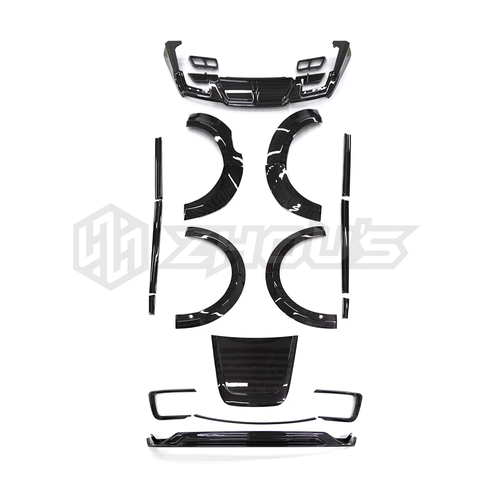 

Zhous Design Автомобильные внешние детали из углеродного волокна, передний бампер автомобиля, комплект кузова для L461 Range Rover Body Kit