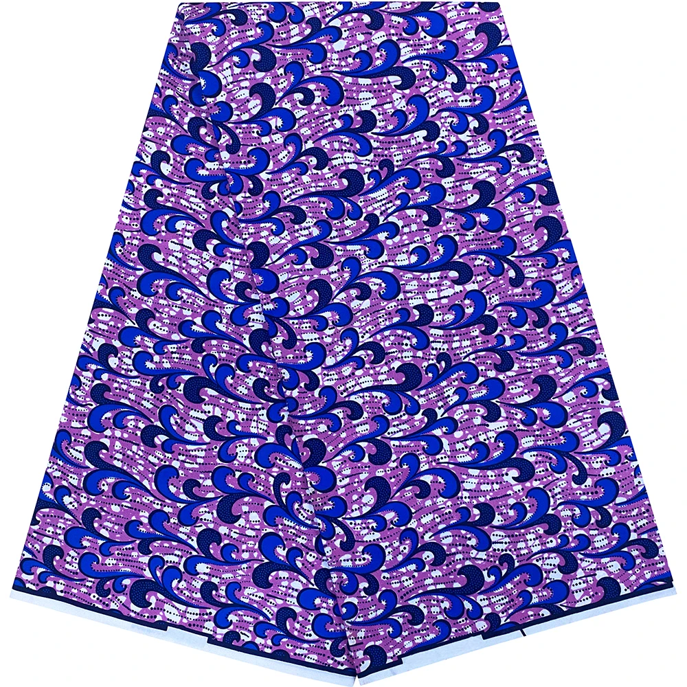 

African Ankara Wax Fabric 6 Yards New Arrival Guaranteed Quality Sewing DIY Material
