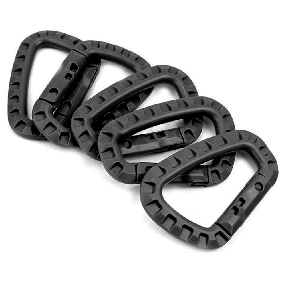 5szt Tac Link Molle Belt D Buckle Clip ITW Keychain Outdoor Backpack Carabiner Hook Camping Climbing Equipment EDC Multi Tool