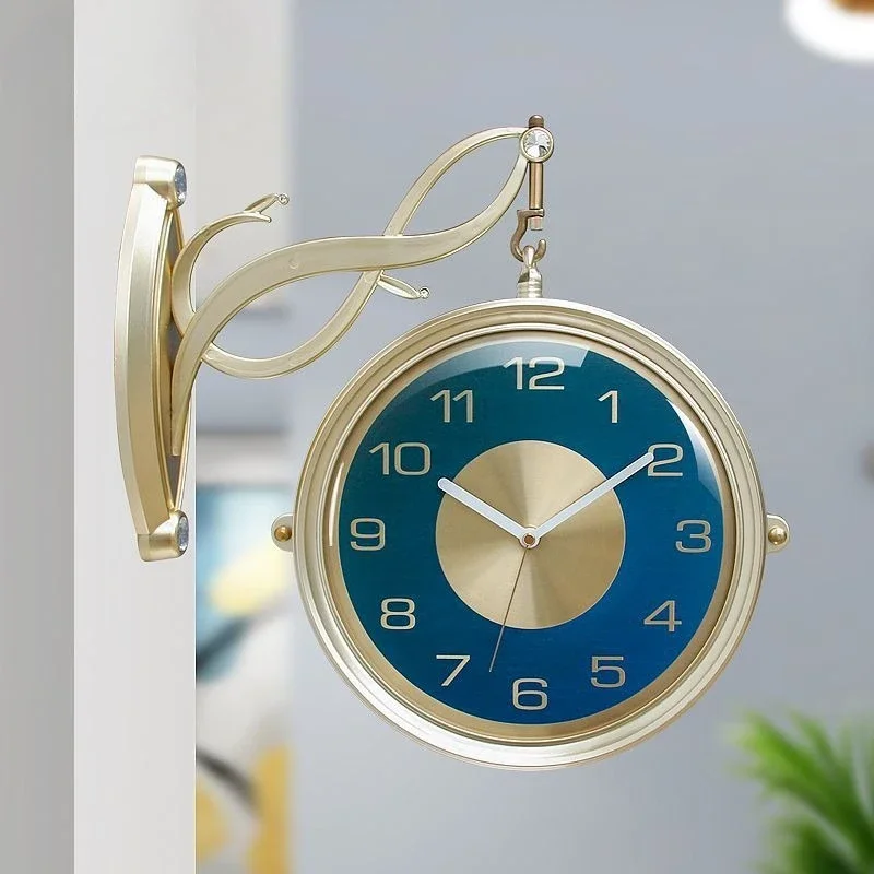 Nordic Design Digital Clocks Wall Modern Battery Operated Round Minimalist Unusual Classic  Living Room Decoration
