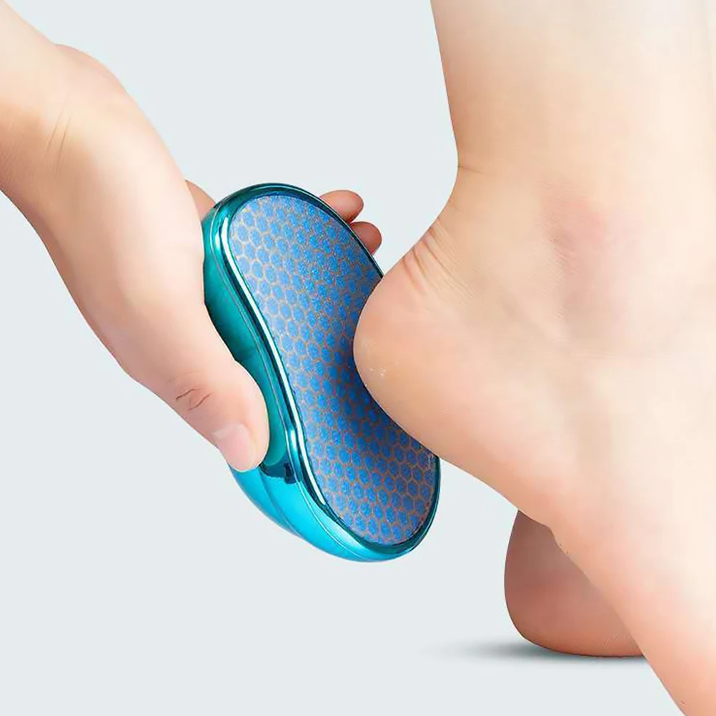 

1 pc Foot File Callus Remover Practical Dry Skin Grinding Tool Creative Mouse Design Reusable Anti-Drop Pedicure Tool Sky-Blue