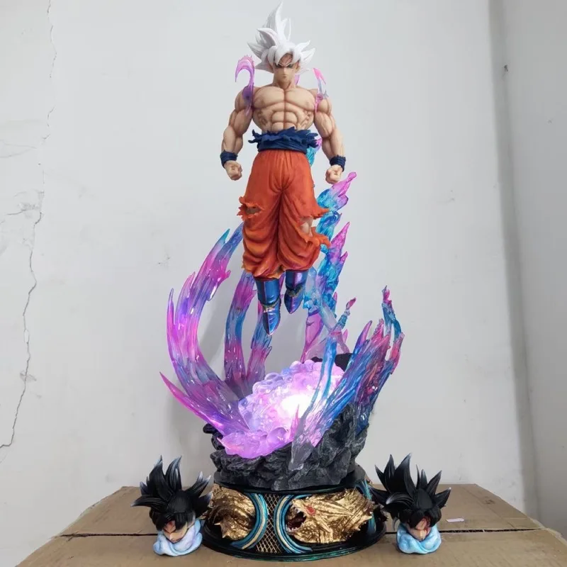 

52cm Gk Dragon Ball Figurine Son Goku Beijita Free Spirited Saiyan Toy Figurine Scene Model Surrounding Children'S Toy Gifts