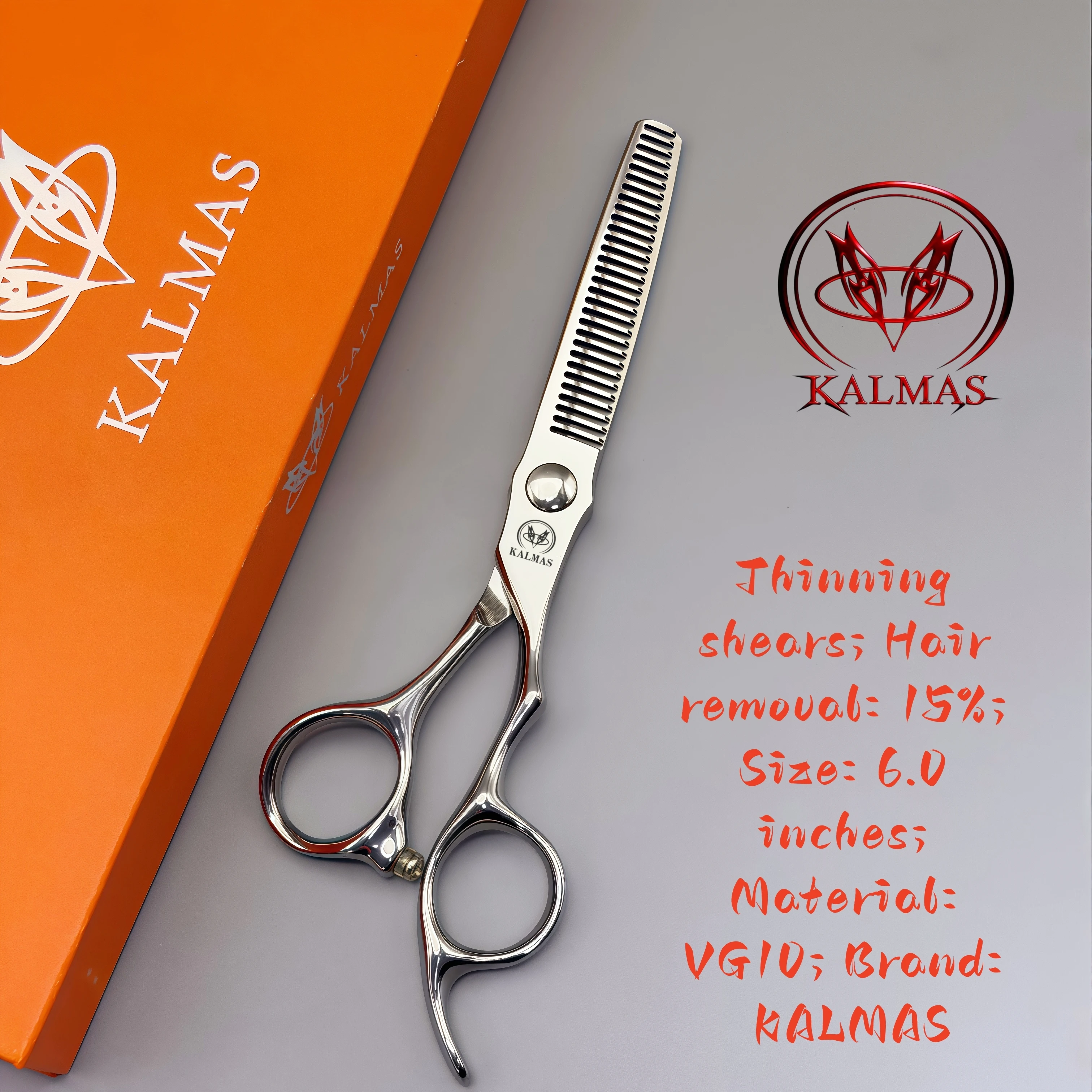 Professional Hair Cutting Tool, Hair Salon, Ultra-Thin Scissors VG10 6.0 Inch Hair Scissors Tool