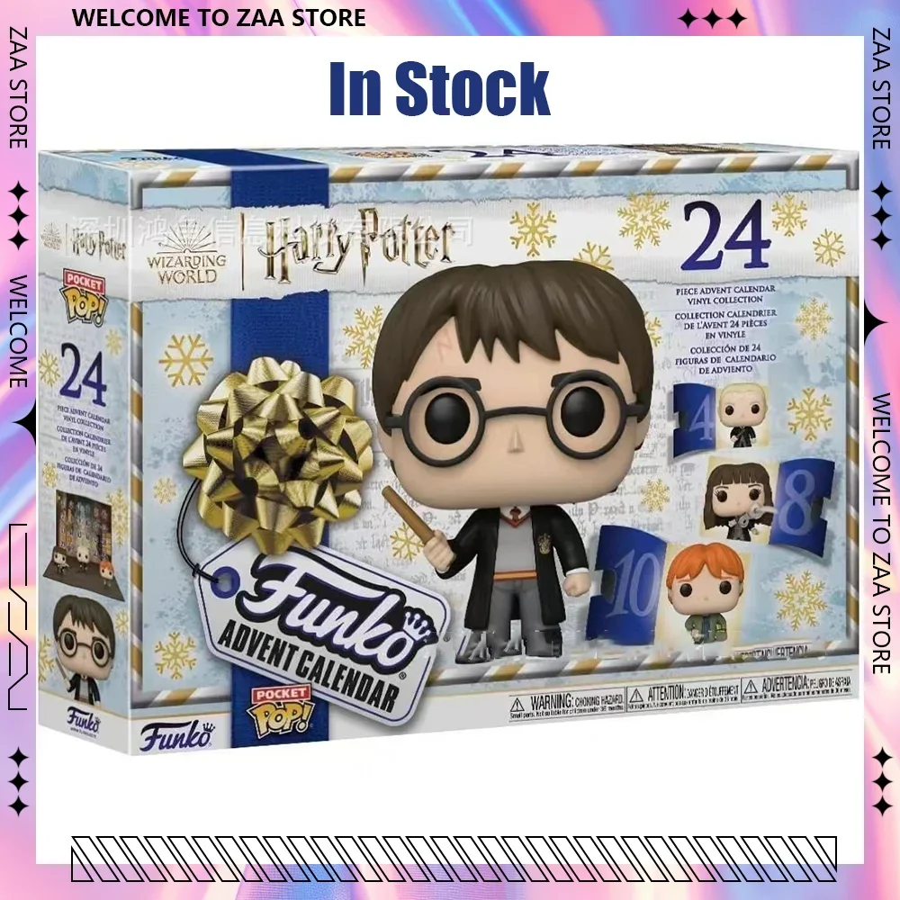 Funko Pop Harry Potter صندوق أعمى 24 قطعة منتجات عيد الميلاد الساخنة تقويم القدوم بطل عطلة تيار مستمر خارقة التقويم لعبة الجيب هدية