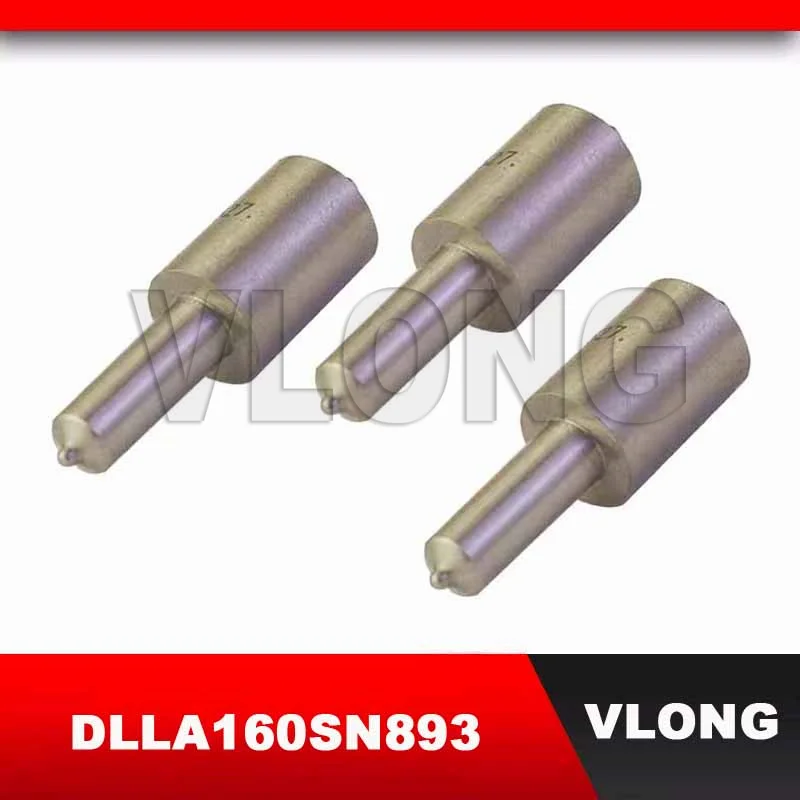 4PCS Fuel Pump Spary Parts S Type Injector Mouth Diesel Engine Accessory Sparyer Nozzle Tips DLLA160SN893 105015-8930 9432611230