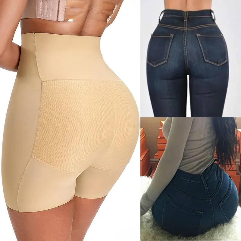 Sexy Big Ass Butt Lifter Sponge Padded Hip Enhancer Shapewear High Waist Trainer Thigh Slimmer Dress Body Shaper Control Panties