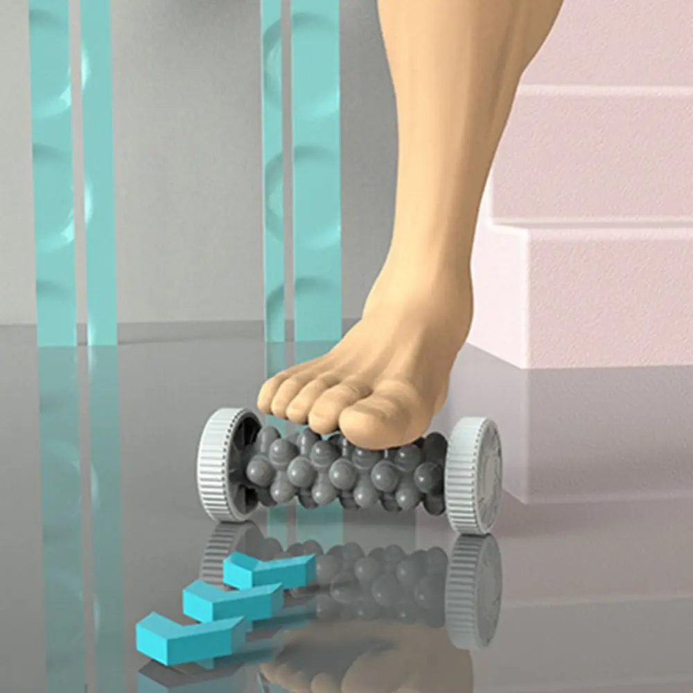 

Raised Foot Massager Roller Muscle Relaxation Acupressure Hand Foot Massager Pain Relief PP Foot Roller Massager Home