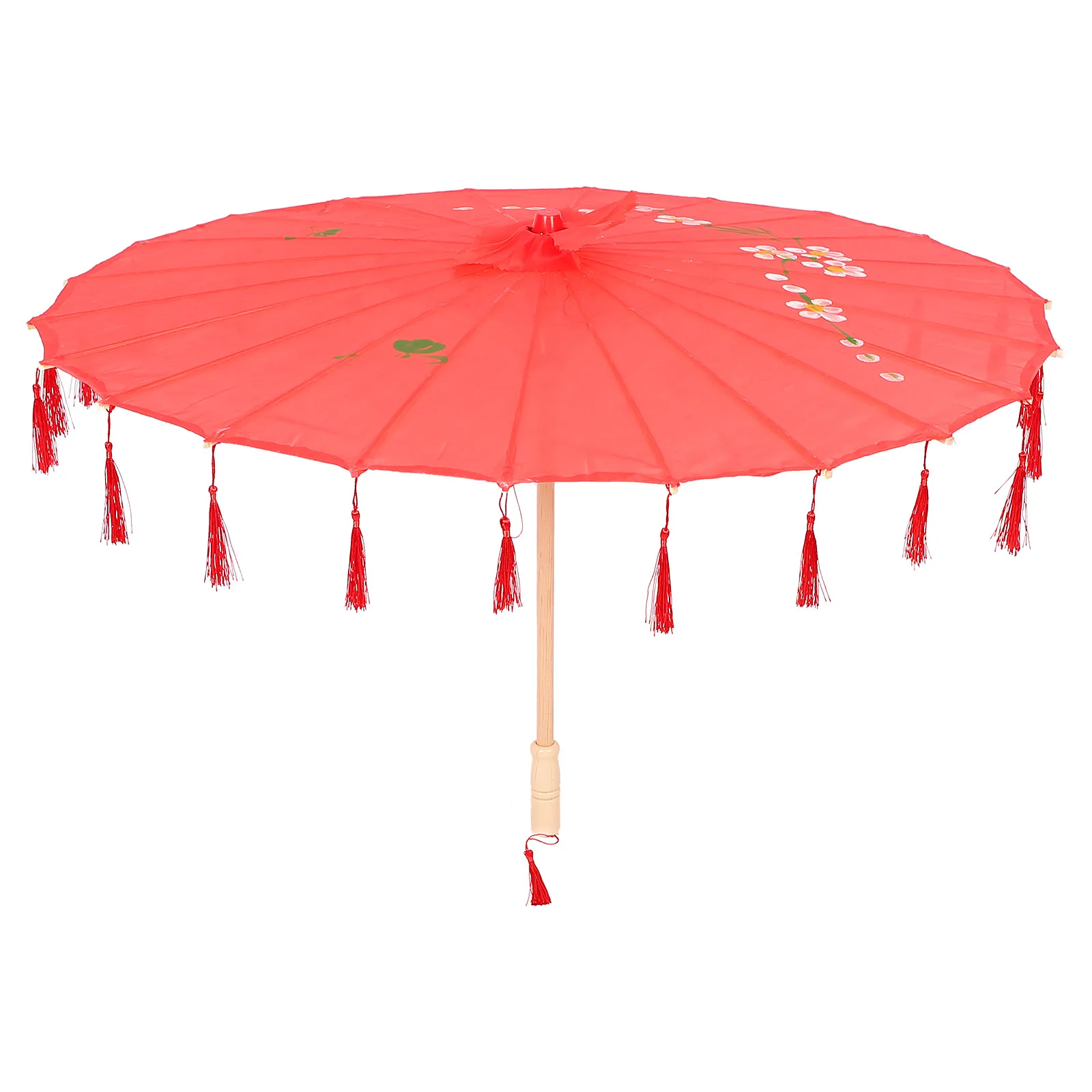 

Vintage Style Chinese Umbrella Handcrafted Decorative Wedding Stage Photography Prop Durable Lightweight Handheld Dance