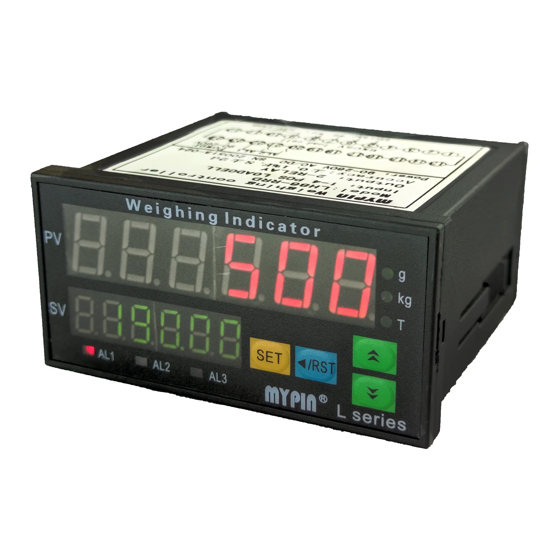 (LH86-RRRD) 6 controller di pesatura a LED con display digitale, bilance digitali da 100 kg, bilance per bagagli