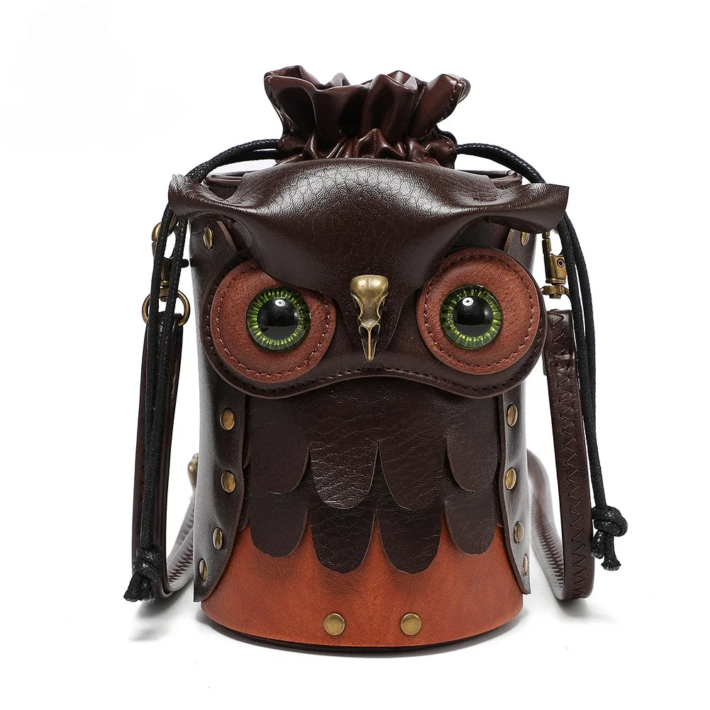 

Women' Steampunk Retro Owl Crossbody Mini Outdoor Phone Pocket Shoulder Bag