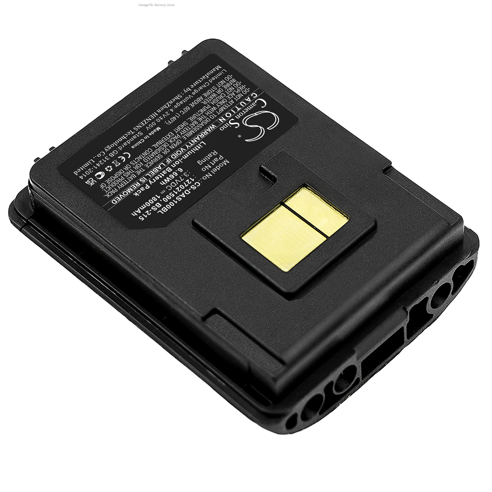 Replacement 3.7V1800mAh Barcode Scanner Battery BS-215 BS-229 127021590 127021591 94ACC0054 for Datalogic Mobile Scorpio