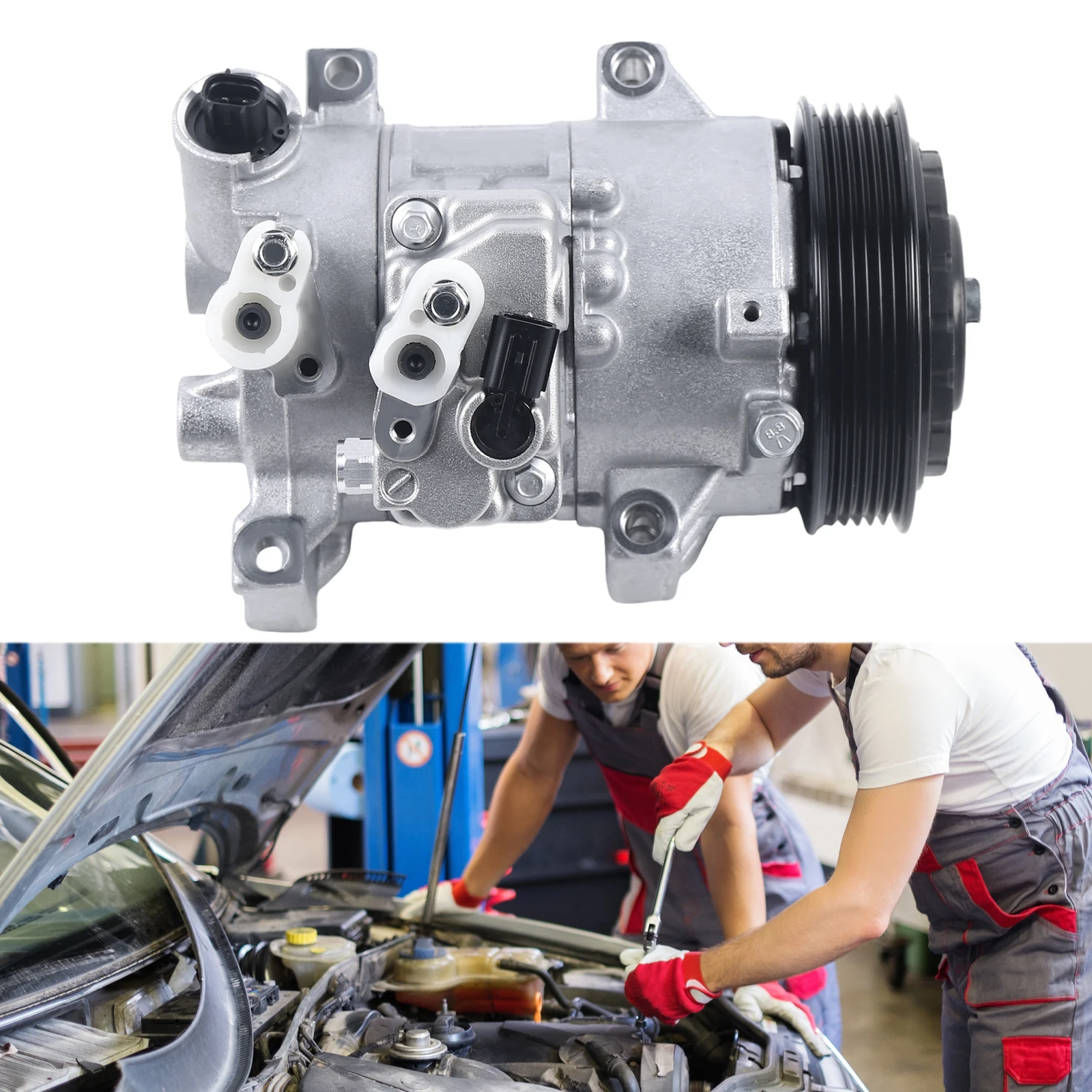 

AC Compressor, Air Conditioner Compressor for 2011-2014 Toyota Corolla/Matrix 1.8L, Direct Fit Replacement, OE# 447260-3373