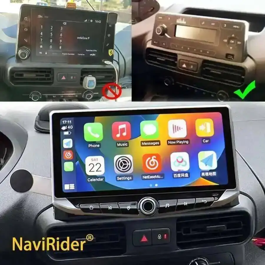 10.88inch For Volkswagen VW Crafter 2022 Qled Screen Car Android AutoMultimedia Video Player GPS Navi Head Unit Radio