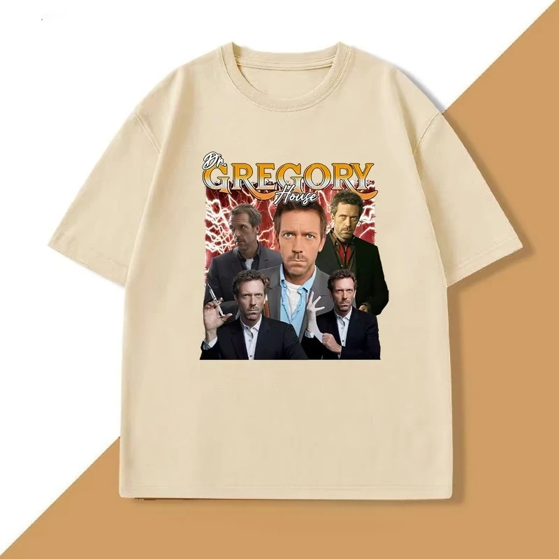 Dr Gregory House Funny T Shirt Fuuny Meme Tee Shirt Fashion Cotton Short Sleeve 90'S Men Clothing Personality Streetwear Tops