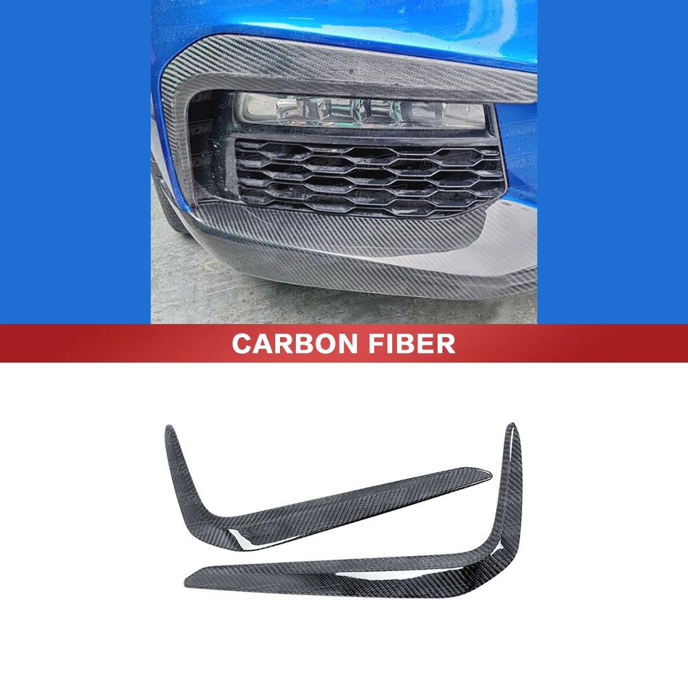 Dry Carbon Fiber Front Bumper Canards For Bmw 5 Series G30 G38 2017-2019