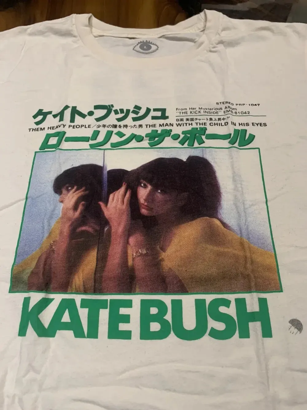Kate Bush Japanese rock tour short sleeve white color shirt KV34401