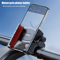 Universal Bike Phone Mount Holder Motorcycle Phone Mount for Electric Scooter, Dirt Bike 360° Rotate For 4.7-7.0” Phones