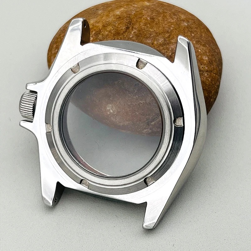 Mod 41mm Watch Cases Fashion Bezel Crown at 3 Oclock  Fits Seiko SKX007 SKX009 SRPD NH35 NH36 Movements Case Repair Replace