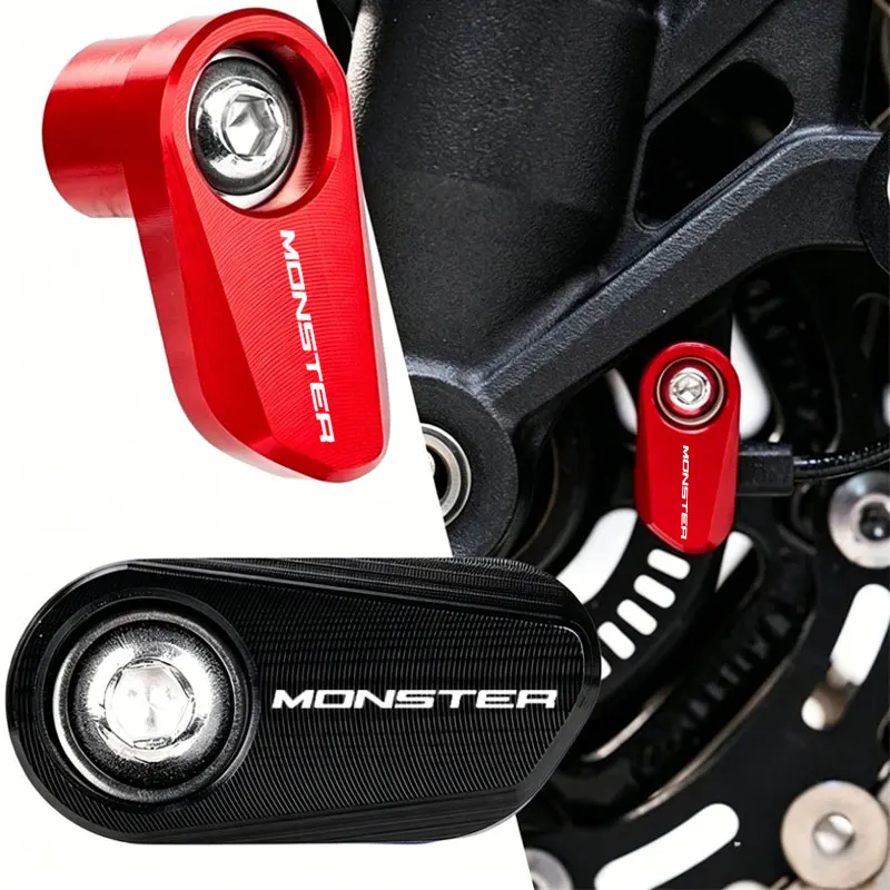 

Motorcycle Accessories Aluminum Wheel ABS Sensor Protection For DUCATI MONSTER 696 795 796 821 1100 1200 600 620