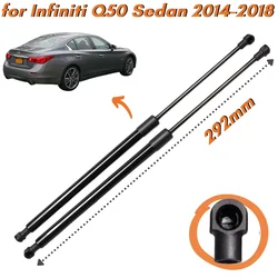 Qty(2) Trunk Struts for Infiniti Q50 Sedan without Spoiler 2014-2018 844304GA2 Rear Tailgate Gas Springs Lifter Shock Absorbers