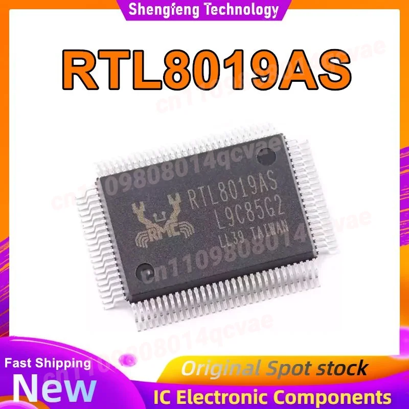 

5 шт. RTL8019AS QFP-100 чип контроллера Ethernet, новый, в наличии