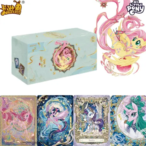 KAYOU Authentic New My Little Pony Series Collector's Cards Friendship Forever Cards Starry Night Bag 3rd Edition Anime Gifts