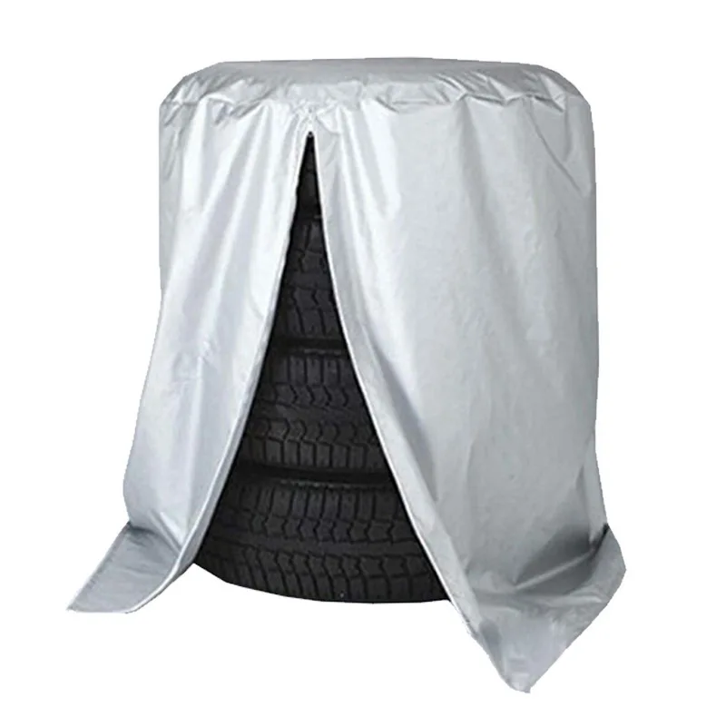 Outdoor Stackable Tire Cover, Round Zippered Rain Cover