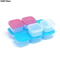 Random Color 1PC Food Storage Container Small Plastic Moisture-proof Containers Mini Kitchen Storage Box With Leakproof Lid