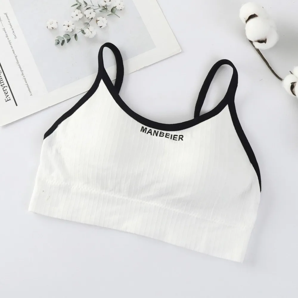 Basic Lingerie Wireless Bra Elastic Simple Brassiere for Women Underwear Seamless Bras Yoga