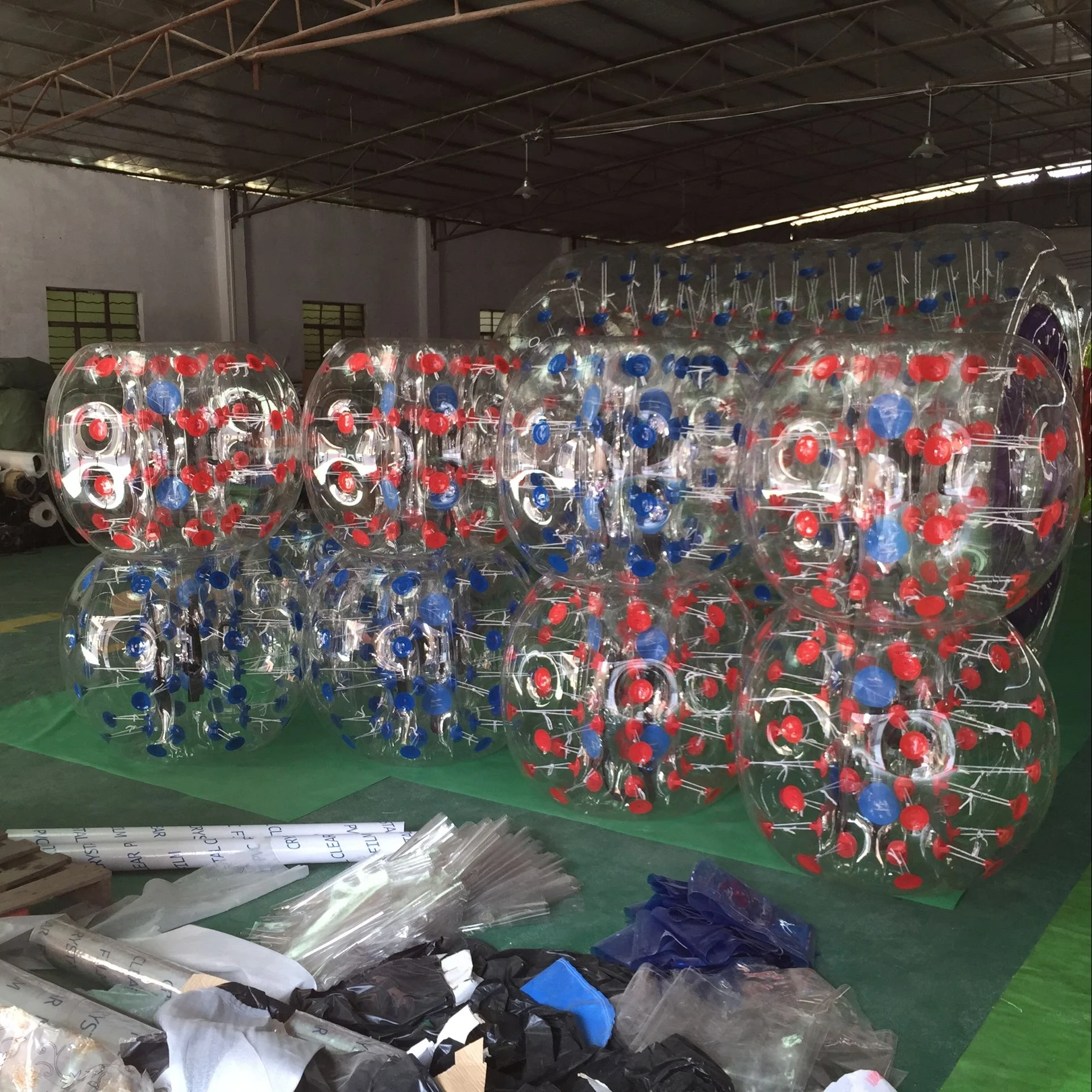 كرة قدم فقاعية من مادة PVC وTPU، كرة ممتصة للصدمات البشرية، كرات زورب رياضية قابلة للنفخ، كرة قدم فقاعية #5