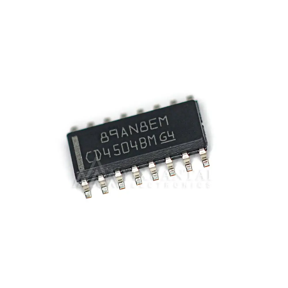 10pcs/Lot CD4504BM  Voltage Level Shifter TTL to CMOS 6-CH Unidirectional 16-Pin SOIC Tube  New and Original