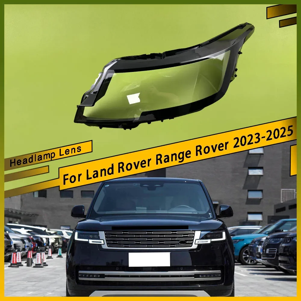 

For Land Rover Range Rover 2023 2024 2025 Car Front Headlamp Lens Replacement Auto Shell Cover Transparent Lampshade Bright Lamp