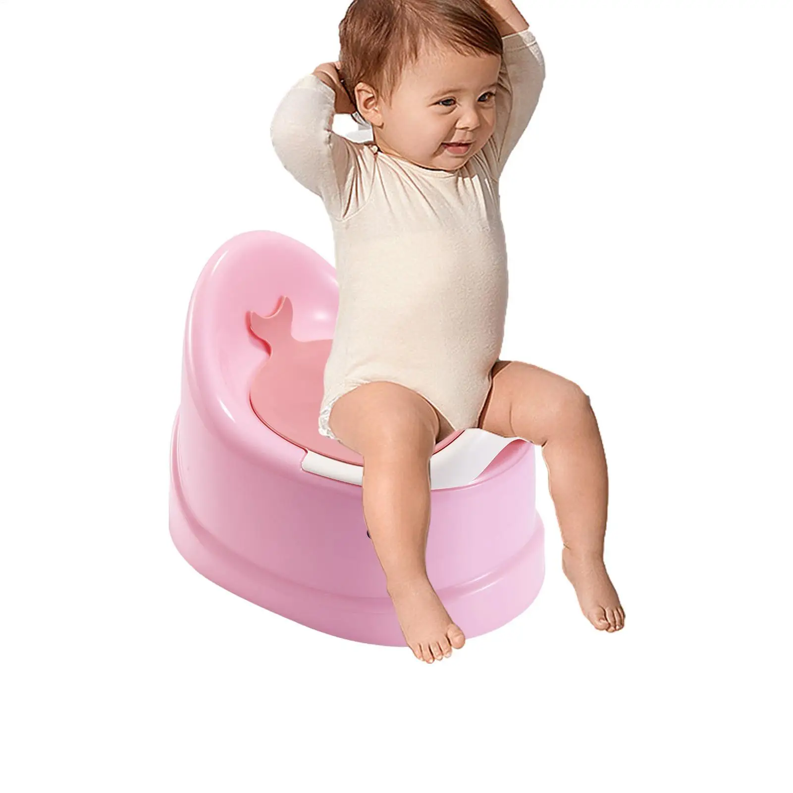 1pc vasino portatile per bambini toilette per bambini trainer formazione toilette per viaggi stabile e sicuro design con fondo ovale vasino antiscivolo