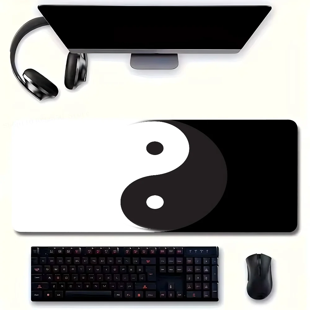 Modern Chinese K-Koi Tai Chi Yin Yang Mousepad Non-slip Suitable For Office Computers Laptops E-sports Game Desk Mats