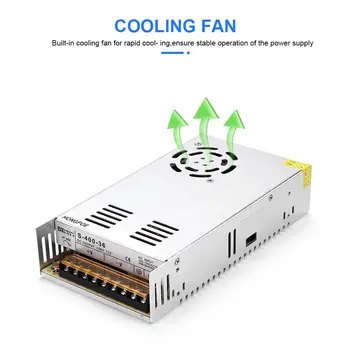 12V napájecí zdroj 1A 2A 3A 4A 5A 6A 8A 10A 15A 20A 30A 40A 50A 100A 125A Spínaný napájecí zdroj 12 V 220 V až 12 V AC-DC SMPS 8 nejlepší prodej Napájecí zdroj 12V 40A - №5