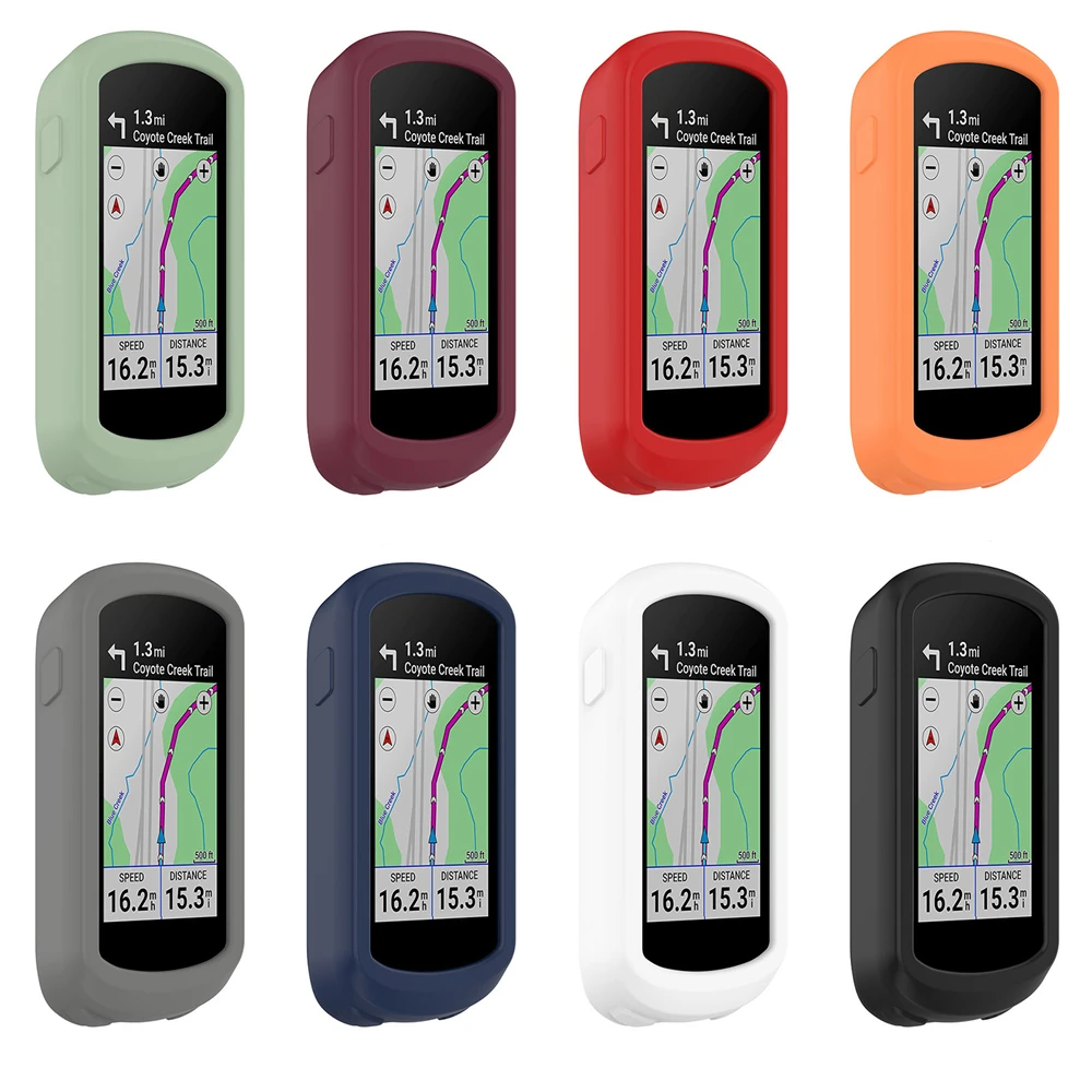 Protetor protetor de silicone para garmin explore 2 caso escudo capa quadro