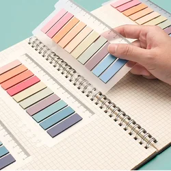 200 Sheets/pack Colorful Sticky Notes Memo Pad Label Note Bookmarks Notepad School Office Stationery Supplies