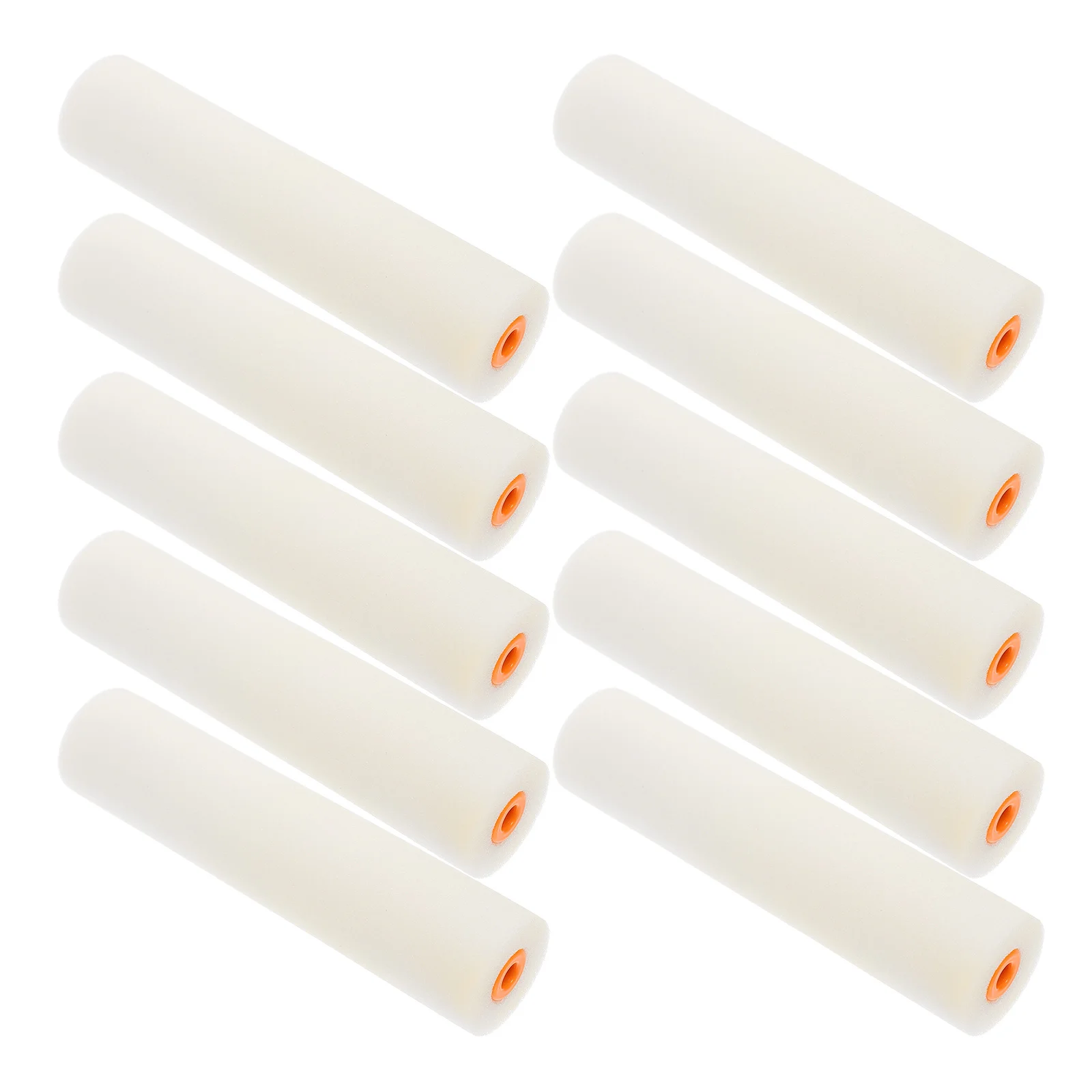 10Pcs Sponge Rollers for Painting High-Density Polyurethane Foam Brush Roller Smooth Wall Ceiling Coating Tool Mini Paint