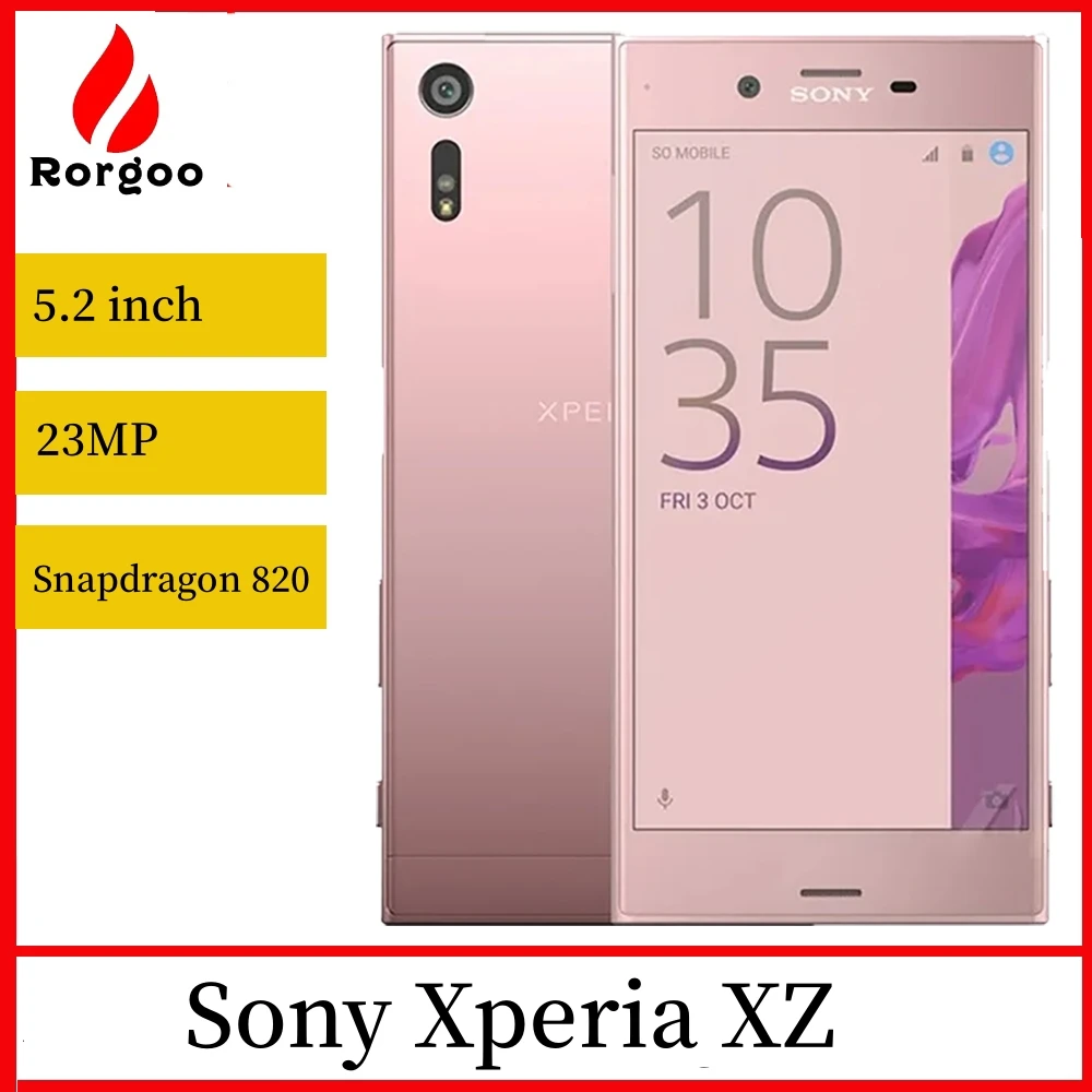 Sony Xperia XZ Original Unlocked F8331 single F8332 Dual sim LTE 3GB RAM 32GB ROM Android Quad Core 5.2