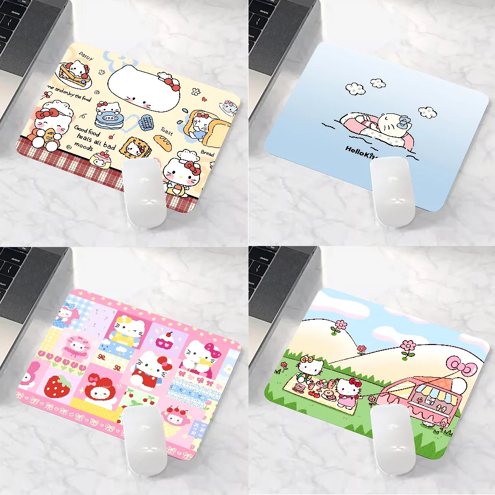 

Cute Hello Kitty Mousepad HD Printing Computer Gamers Locking Edge Non-slip Mouse Pad 50x60cm Keyboard PC Desk Pad