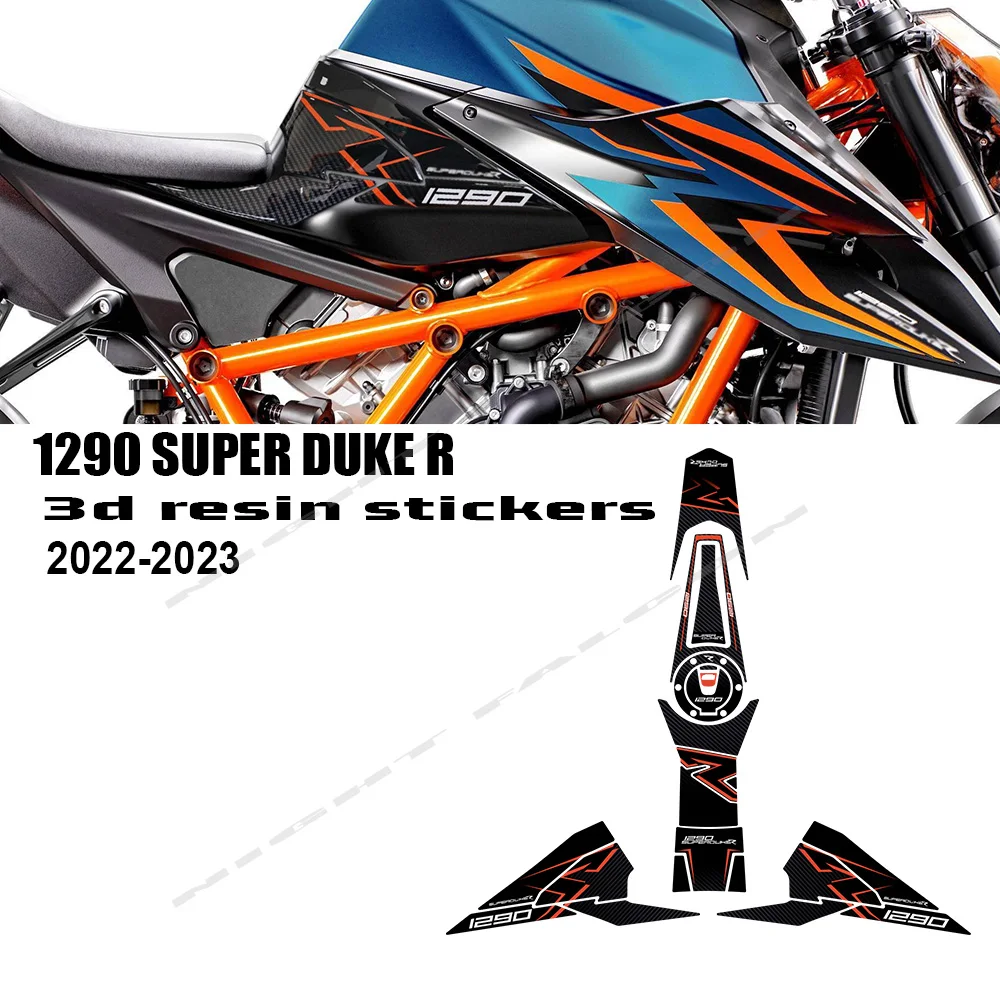 3D Sticker Decal Motorcycle Body Full Kits Decoration Sticker for 1290 Super Duke R 2022-2023