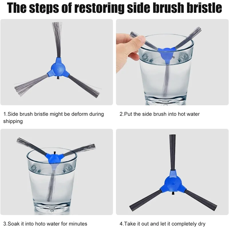 Voor Eufy Robovac 11S Max, 15C Max, 30C Max, G10, G30 Voor Hiraliy Stofzuiger Belangrijkste Zijborstel Hepa Filter Accessoires-CLIM