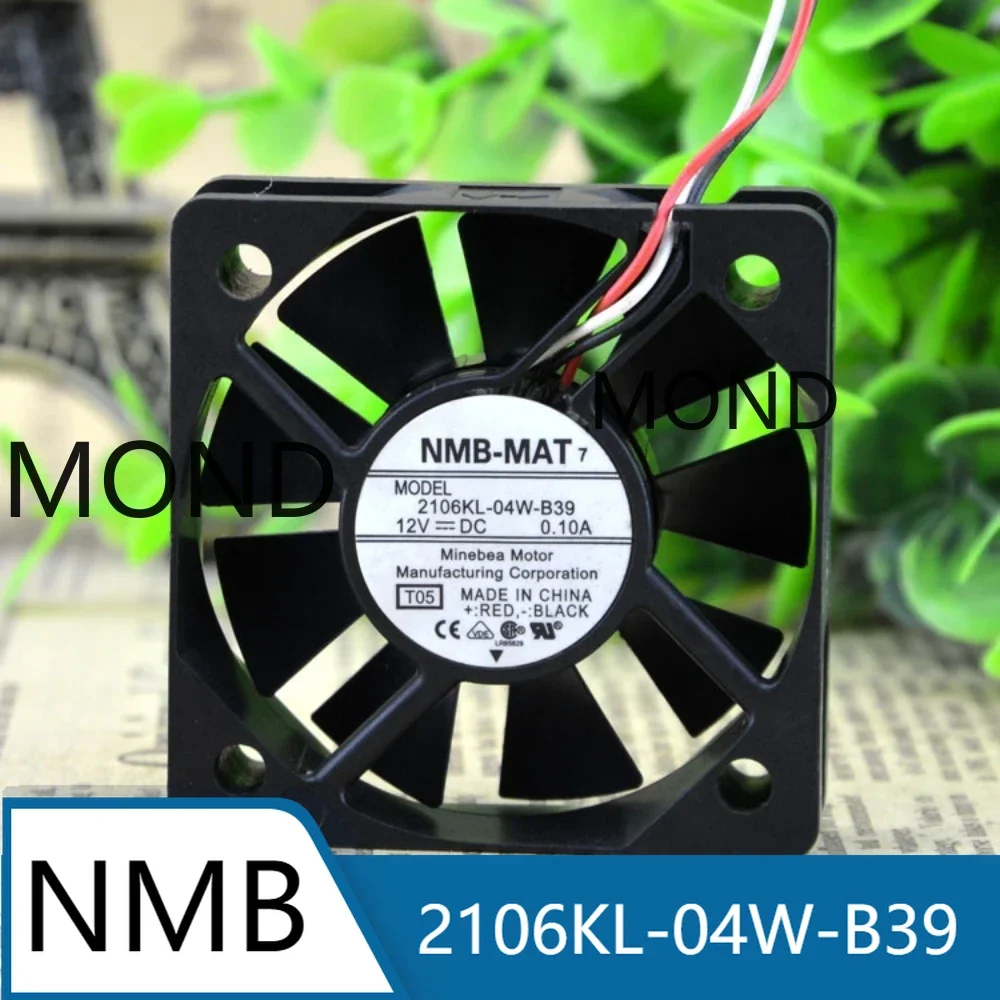 

NMB 2106KL-04W-B39 Server Cooling Fan NMB-MAT for High Air Silent Projector Fan Chassis CPU Inverter Radiator 5015 12V 0.10A New