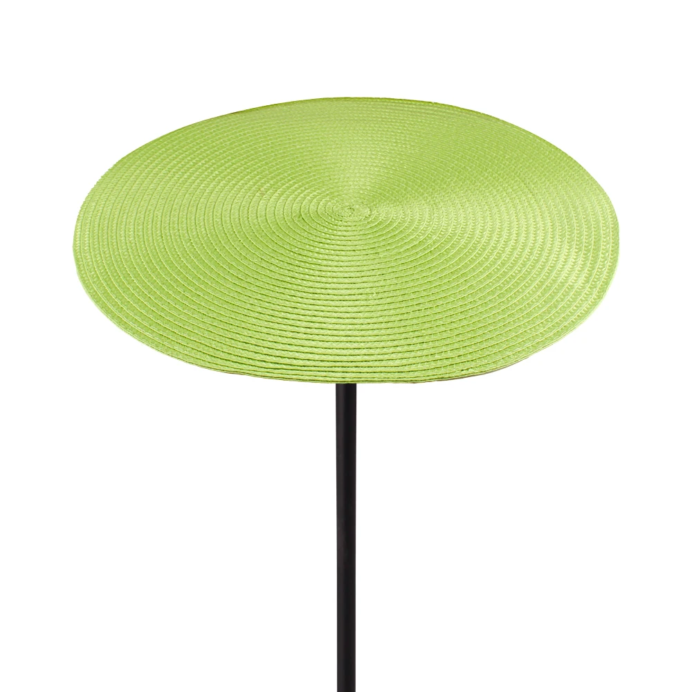 35cm Round Paper Straw Base Colorful Innovative Hand DIY for Woman Dinner Party Fascinator Bases Hat Hair Accessories view 5