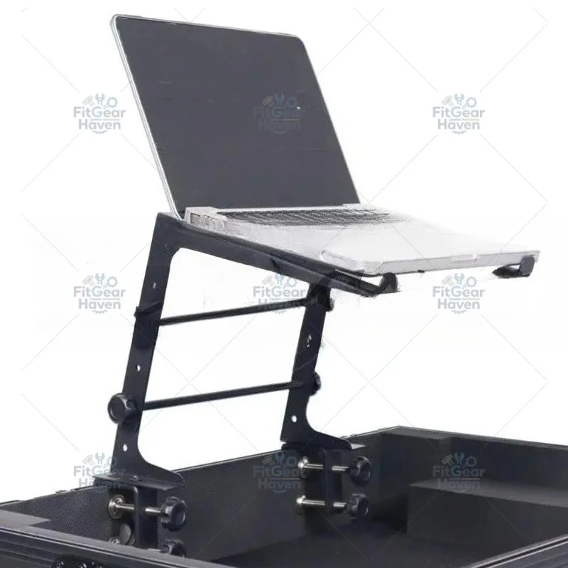 Suporte Portátil para Computador DJ, Suporte para Notebook, Elevador de Mesa Dobrável para Computador