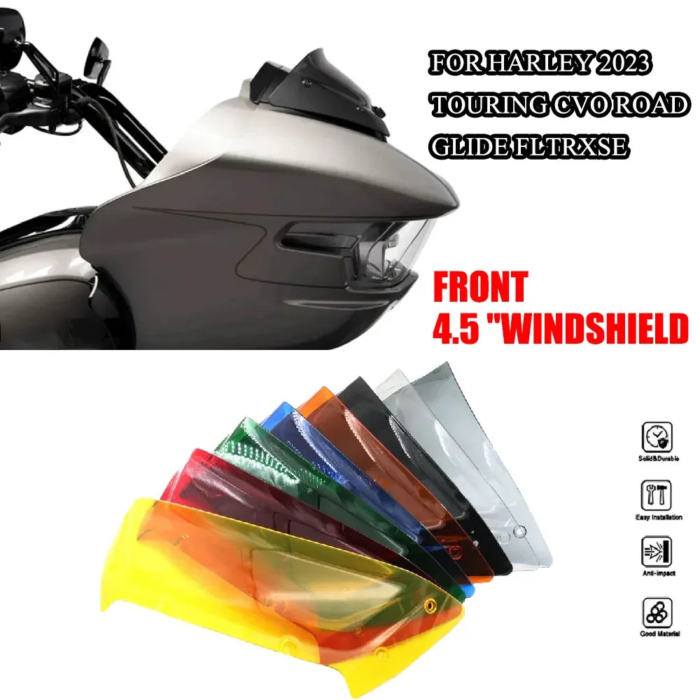 

Fit For Harley 2023 Touring CVO Road Glide FLTRXSE Front 4.5 "Windshield Of Motorcycle Accessory Road Glide FLTRXSE Eight Color