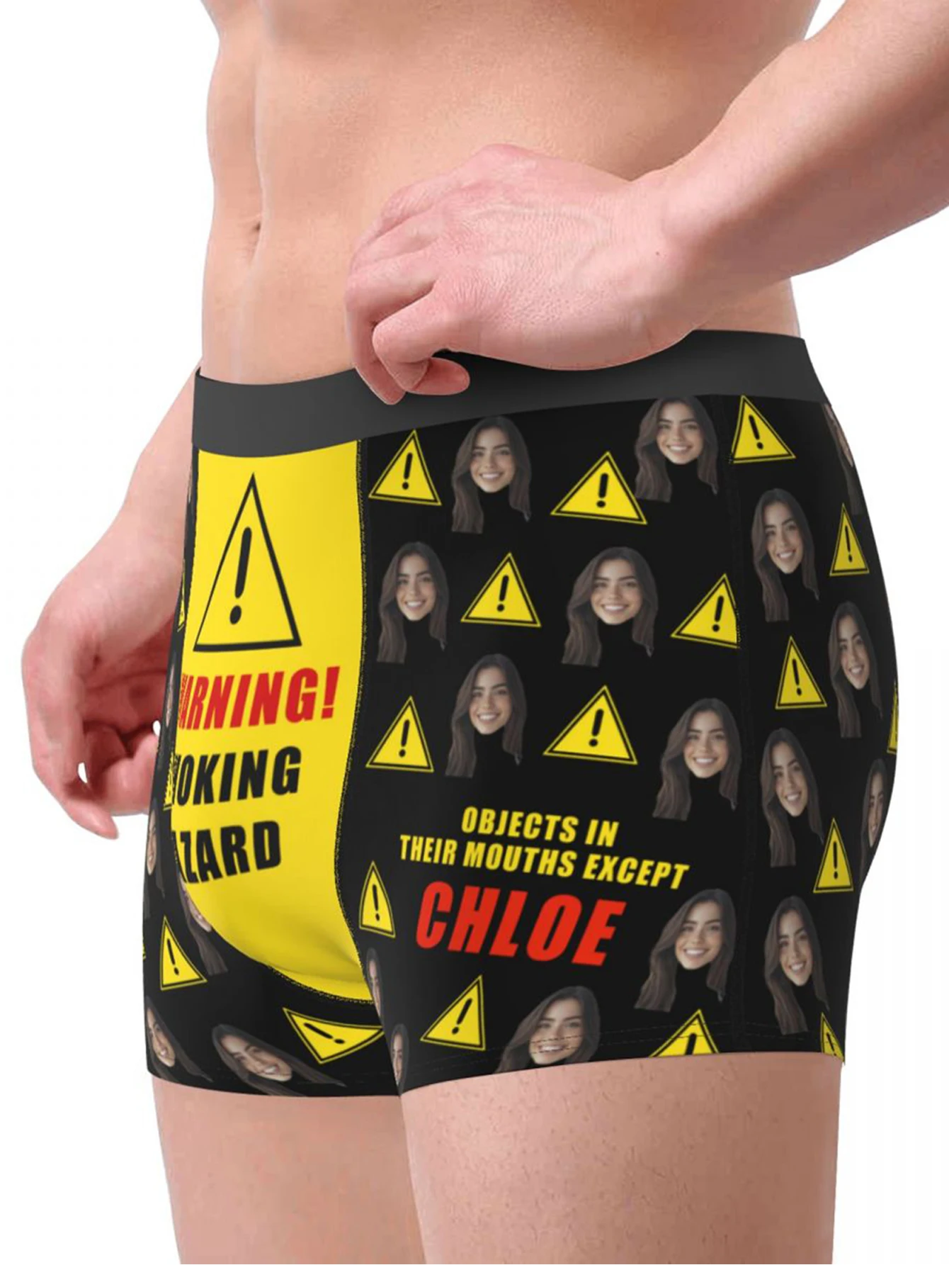 Biancheria intima personalizzata con foto per il viso, boxer personalizzati, regalo di San Valentino da uomo personalizzato per il marito, regalo di anniversario per papà